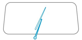 FUJIMA Rear Wiper Blade and Arm for VOLVO V90 (2016-Onwards) VOLVO XC90 (2015-Onwards) Back Window Windscreen Rear Wiper Arm