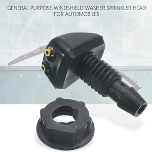 2pcs Windshield Wiper Jet Washer Nozzle For Volvo S40 S80 XC90 C70 Windscreen Washer Wipers Parts Vehicle Fan Shaped Water Spray