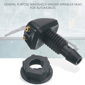 2pcs Windshield Wiper Jet Washer Nozzle For Volvo S40 S80 XC90 C70 Windscreen Washer Wipers Parts Vehicle Fan Shaped Water Spray
