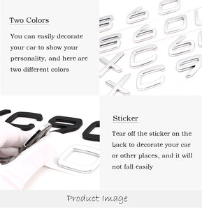 Letters Numbers Emblem S60 S60L S90 XC60 XC90 Car Styling Trunk Lid Badge Decal Car Sticker for Volvo Glossy Matte Black Chrome