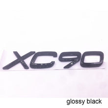 將圖片載入圖庫檢視器 Letters Numbers Emblem S60 S60L S90 XC60 XC90 Car Styling Trunk Lid Badge Decal Car Sticker for Volvo Glossy Matte Black Chrome
