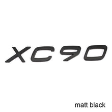 將圖片載入圖庫檢視器 Letters Numbers Emblem S60 S60L S90 XC60 XC90 Car Styling Trunk Lid Badge Decal Car Sticker for Volvo Glossy Matte Black Chrome
