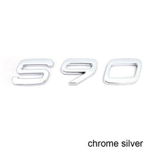 將圖片載入圖庫檢視器 Letters Numbers Emblem S60 S60L S90 XC60 XC90 Car Styling Trunk Lid Badge Decal Car Sticker for Volvo Glossy Matte Black Chrome

