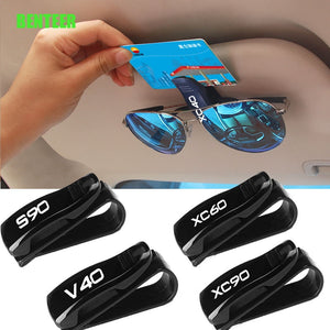 Plastic Car Sunshade Glass Clip Holder For Volvo S60 S90 XC40 XC60 XC90 V40 V60