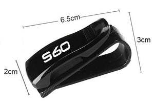Plastic Car Sunshade Glass Clip Holder For Volvo S60 S90 XC40 XC60 XC90 V40 V60