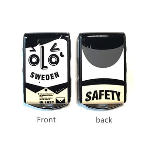 1x Keyless Entry Remote Control Refit Acrylic Car Key Shell Replacement for Volvo 2015-2018 XC90 S90 V90 2018 XC60 Case Only