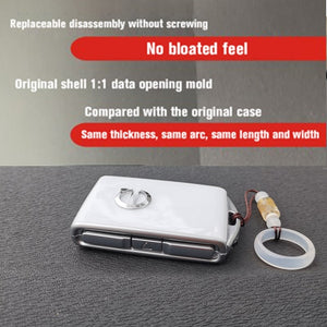 1x Keyless Entry Remote Control Refit Acrylic Car Key Shell Replacement for Volvo 2015-2018 XC90 S90 V90 2018 XC60 Case Only